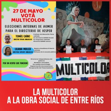 La Multicolor a la obra social de Entre Ríos