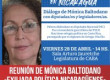 Derechos humanos en Nicaragua / Reunión con Mónica Baltodano (exiliada política nicaragüense) en la Legislatura porteña