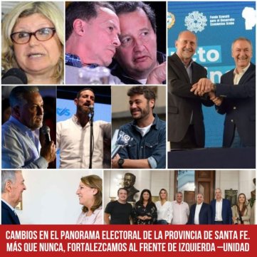 Cambios en el panorama electoral de la provincia de Santa Fe. Más que nunca, fortalezcamos al Frente de Izquierda – Unidad