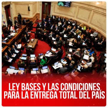 Ley Bases y las condiciones para la entrega total del país