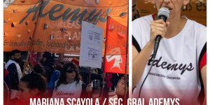 Mariana Scayola / Sec. Gral Ademys  “Con Milei y Macri hay plata para las escuelas privadas, pero no para las públicas”