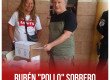 Rubén "Pollo" Sobrero votó en Haedo