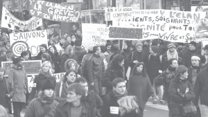 Movilizaci�n en Par�s, Francia, durante la �ltima huelga general