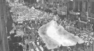 Marcha nacional de Sanidad frente al Congreso