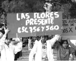 Alumnos de dos escuelas del conurbano