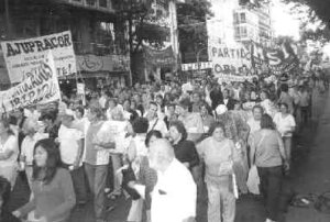 Marcha de vecinos cordobeses