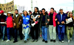 Marcha en Las Heras, jueves 23