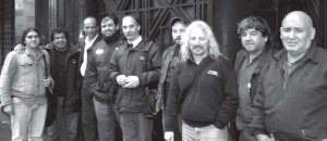 Algunos de los integrantes de la Lista 3 Bord� del Sarmiento