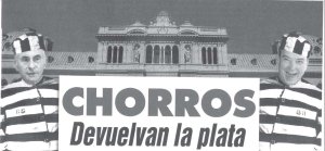 Portada de nuestro peri�dico de diciembre de 2001, donde ya denunciabamos el fraude del megacanje