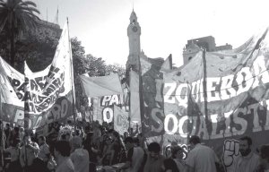 La unidad en las calles se debe concretar en un frente electoral de la izquierda