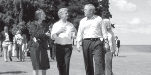 Tabar� V�zquez cuando recibi� al genocida Bush