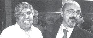 Hugo Moyano y el Ministro de Trabajo Tomada