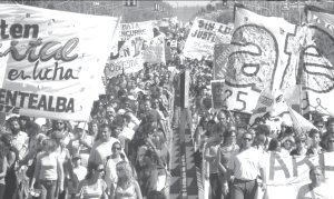 M�s de 20 mil docentes se movilizaron en Neuqu�n el pasado 4/4 por Fuentealba