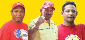 Richard Gallardo, Luis Hern�ndez y Carlos Requena