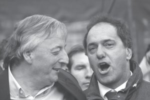 Kirchner-Scioli: est�n tapando los despidos