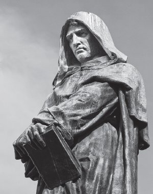 Monumento en homenaje a Giordano Bruno, inaugurado en 1889 en Campo di Fiore (Roma). En ese lugar fue donde lo quemaron