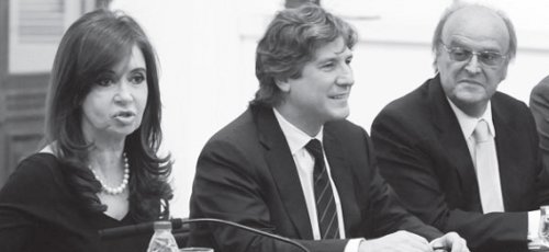 Cristina Kirchner, Amado Boudou y Mendiguren (UIA) hablan de �unidad nacional� para ir contra los trabajadores