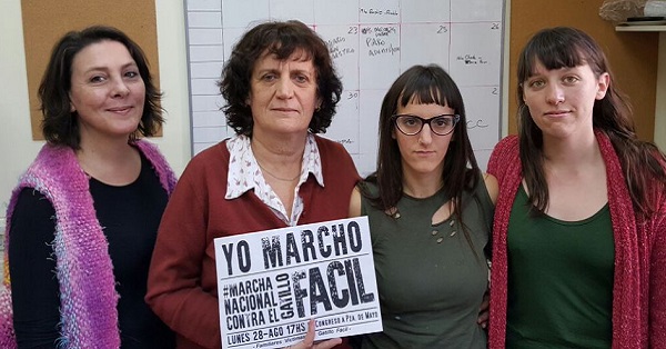 La Legisladora porteña de Izquierda Socialista en el Frente de Izquierda, Laura Marrone, participa de la 3° Marcha Nacional contra el Gatillo Fácil hoy a las 17hs hs de Congreso a Plaza de Mayo convocada por los familiares y amigos de víctimas.