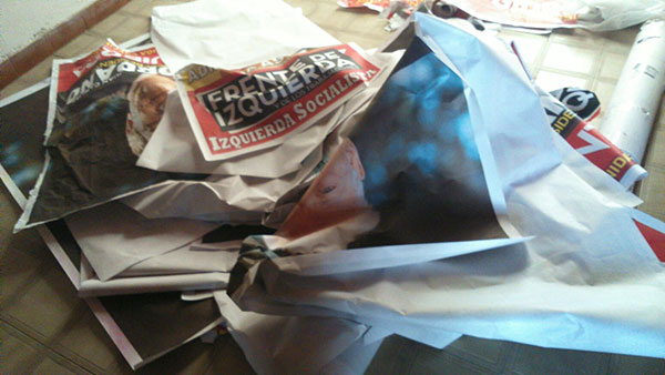 Atentado al local de Izquierda Socialista en el Frente de Izqueirda de Pico Truncado, Santa Cruz