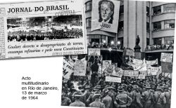 Acto multitudinario en Río de Janeiro, 13 de marzo de 1964