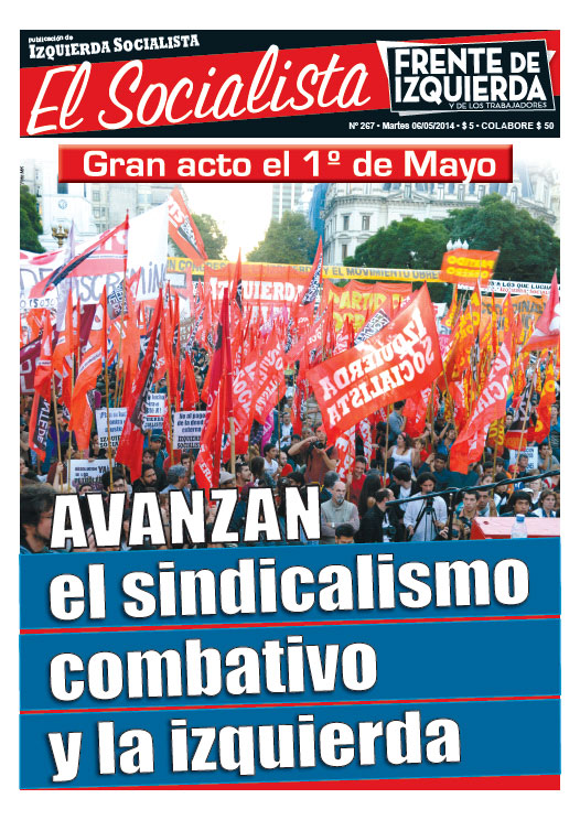 Tapa de la edición N°267 de nuestro periódico El Socialista