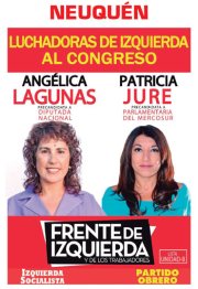 Candidatos del FIT en Neuquén