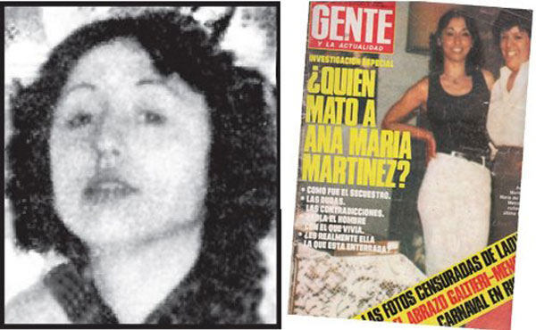 Ana María Martínez, militante del PST, fue secuestrada y asesinada en febrero de 1982.