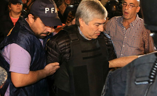 Lázaro Báez detenido