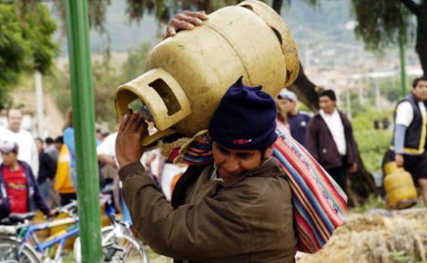 40% de la población usa garrafas