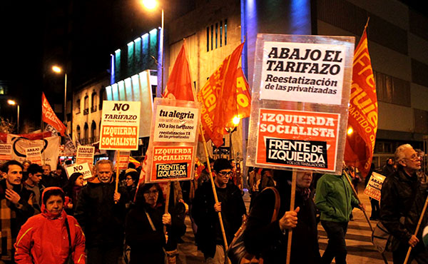 Marcha en Córdoba contra el tarifazo