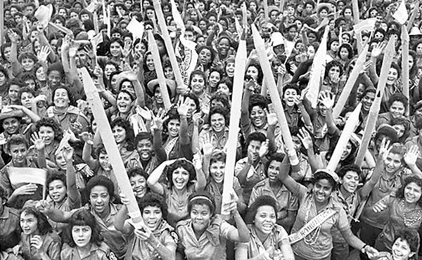 Cuba. Cierre de la campaña de alfabetización el 21 de diciembre de 1961. Foto: Liborio Noval