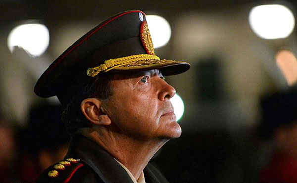 El exjefe del ejército designado por Cristina Kirchner, César Milani, tiene pretensiones de candidato.