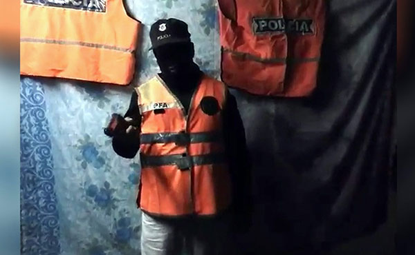 Video donde los delicuentes acusan a la policía de no cumplir con sus pactos mafiosos