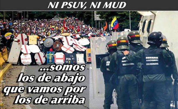 Es necesario que el pueblo y los jóvenes movilizados construyamos nuestra propia herramienta política, independiente del gobierno del Psuv-Maduro y la MUD.