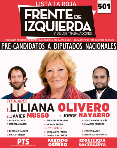 Córdoba | Una luchadora al Congreso