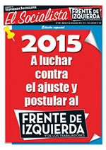 Periódico El Socialista N°282 - 9 de Diciembre de 2014 - Izquierda Socialista