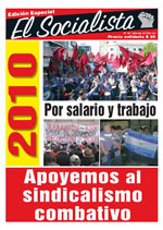 Periódico El Socialista N°156 - 16 de diciembre de 2009 - Izquierda Socialista