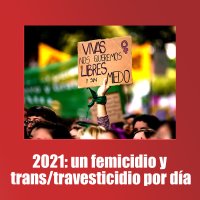 2021: un femicidio y trans/travesticidio por día
