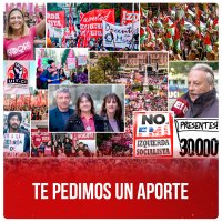 Te pedimos un aporte