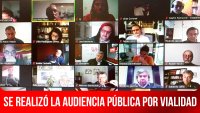 Se realizó la audiencia pública por Vialidad