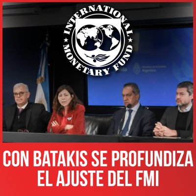 Con Batakis se profundiza el ajuste del FMI