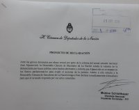 Diputada Schlotthauer reclama el desafuero de Alperovich