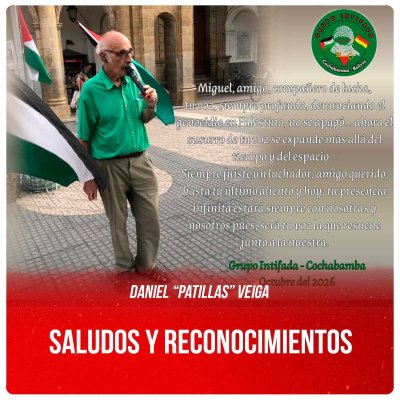Daniel “Patillas” Veiga / Saludos y reconocimientos