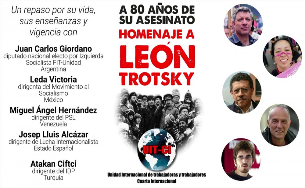 Homenaje a León Trotsky de la UIT (CI)