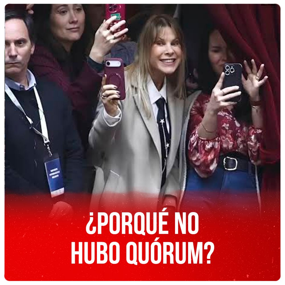 ¿Porqué no hubo quórum?