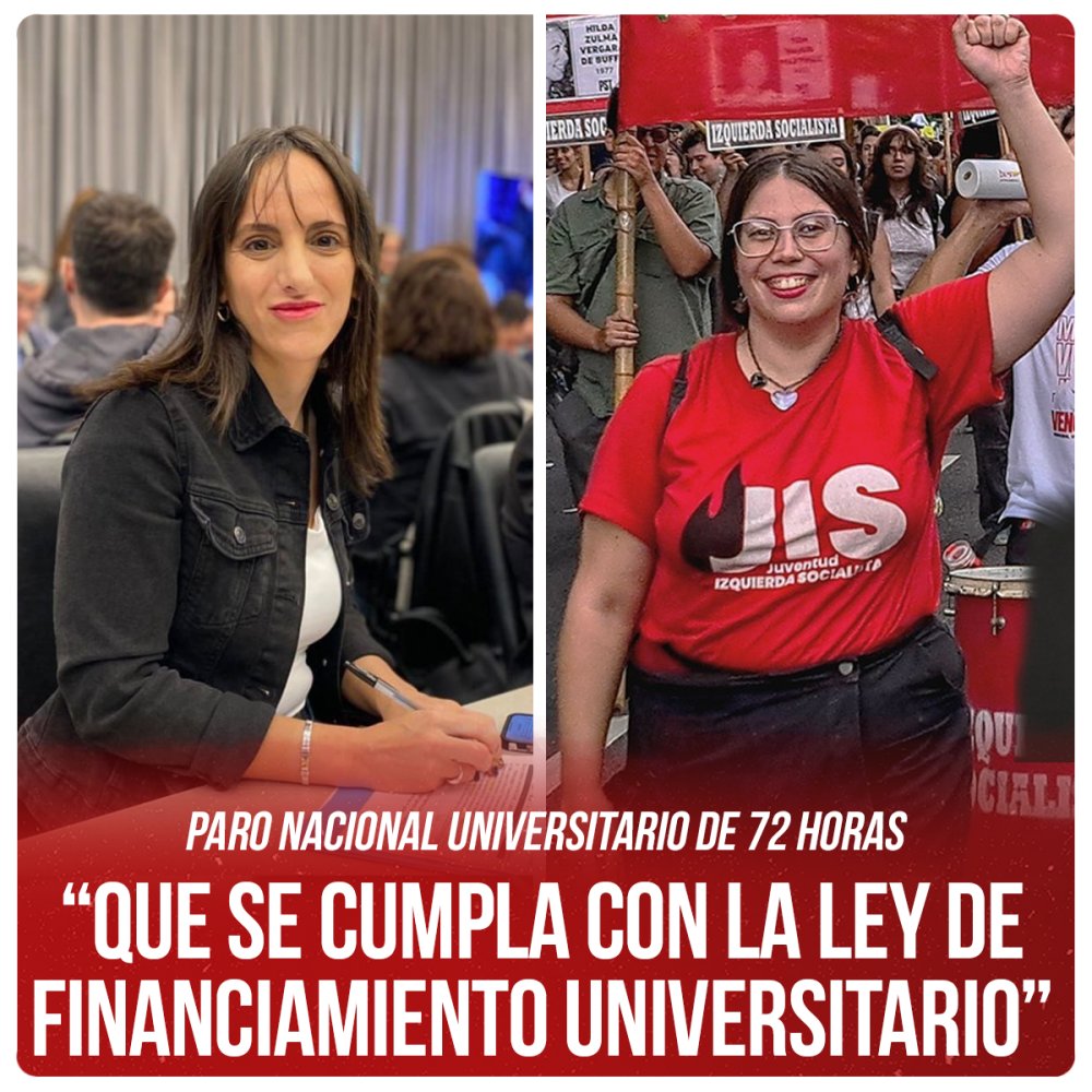 Paro nacional universitario de 72 horas “Que se cumpla con la ley de financiamiento universitario”