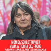 Mónica Schlotthauer viaja a Tierra del Fuego a apoyar la campaña del Frente de Izquierda Unidad