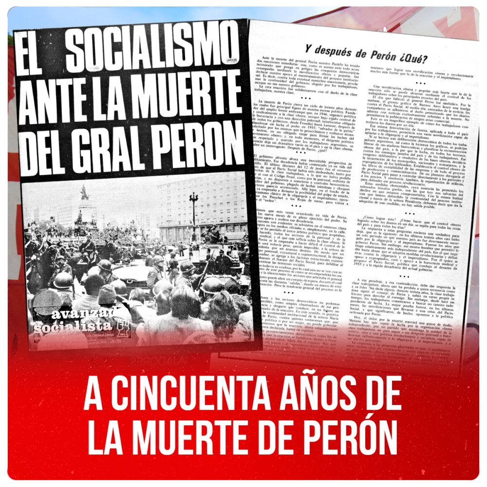 A cincuenta años de la muerte de Perón