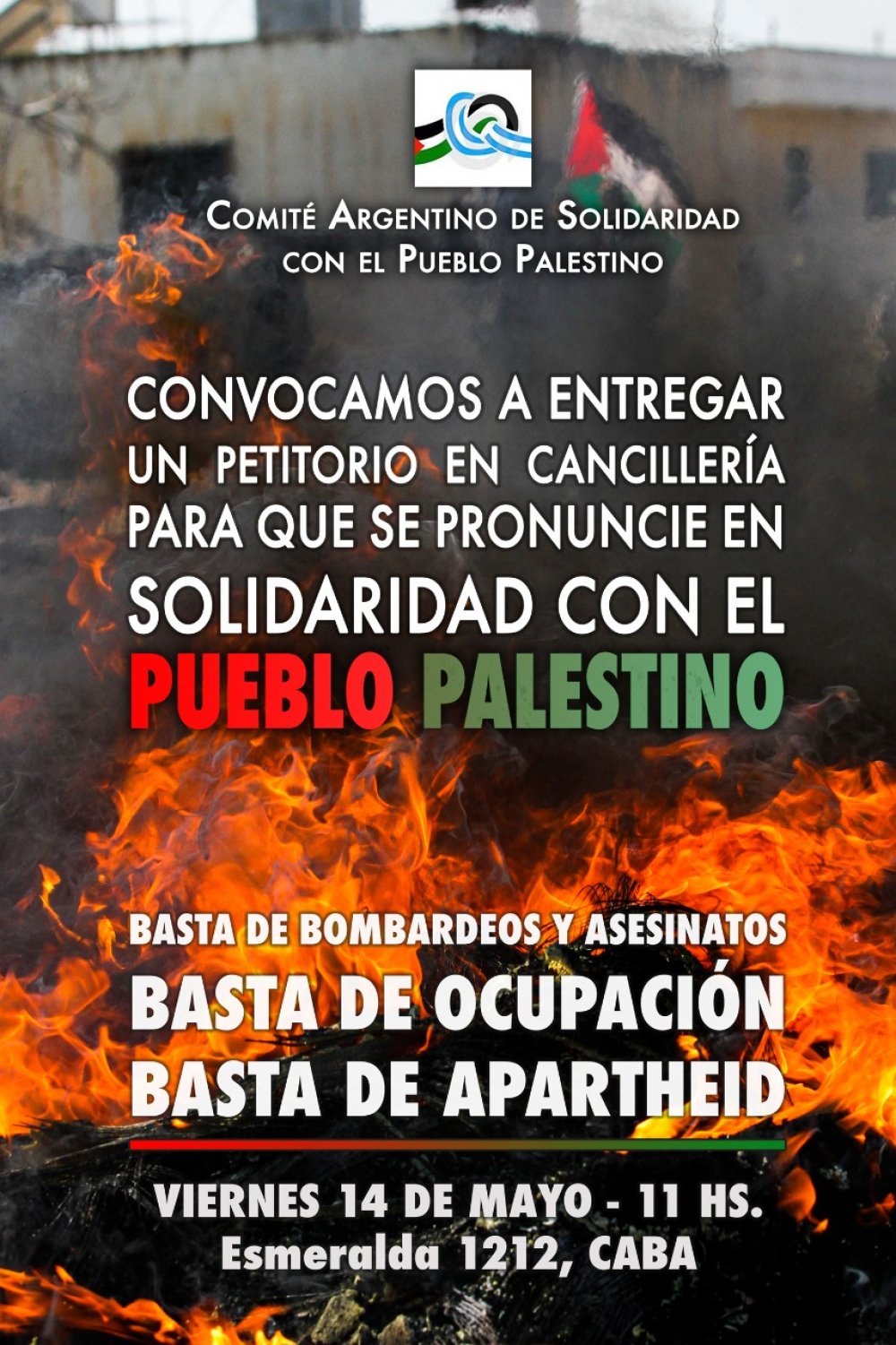 Cancillería Argentina - Repudio a la agresión de Israel contra el pueblo palestino