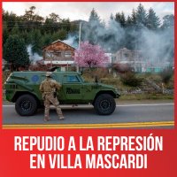 Repudio a la represión en Villa Mascardi